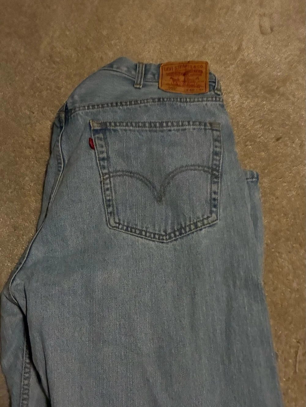 Levi's Men's Light Blue Denim Jeans